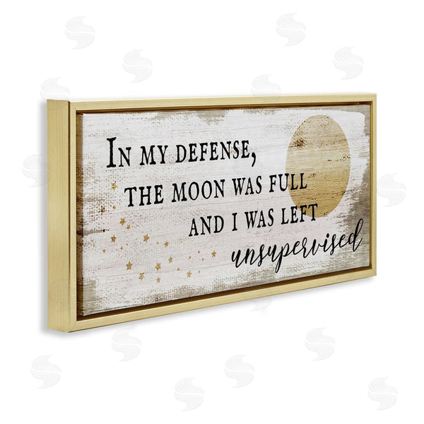 Stupell Industries Stupell Studio | Sassy Full Moon Halloween Charm Wall Art