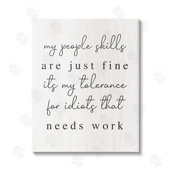 stupell industries Stupell Studio | Sassy People Skills Phrase Wall Art