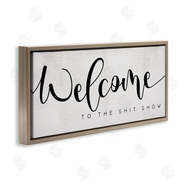 Stupell Industries Stupell Studio | Sassy Welcome Phrase Wall Art