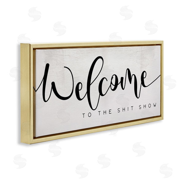 Stupell Industries Stupell Studio | Sassy Welcome Phrase Wall Art