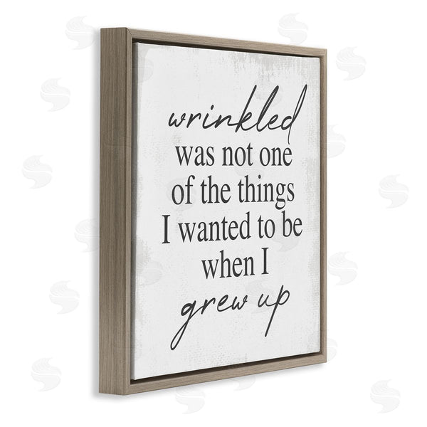 Stupell Industries Stupell Studio | Sassy Wrinkled Aging Phrase