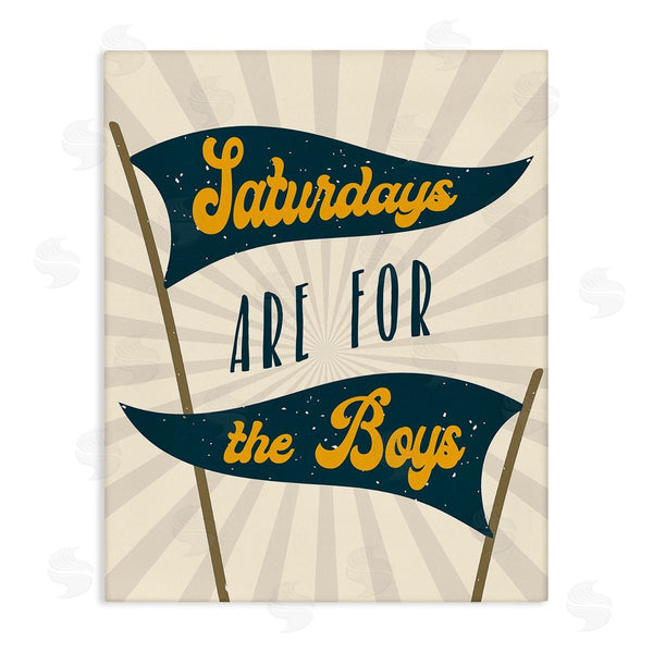stupell industries Stupell Studio | Saturdays For Boys Wall Art