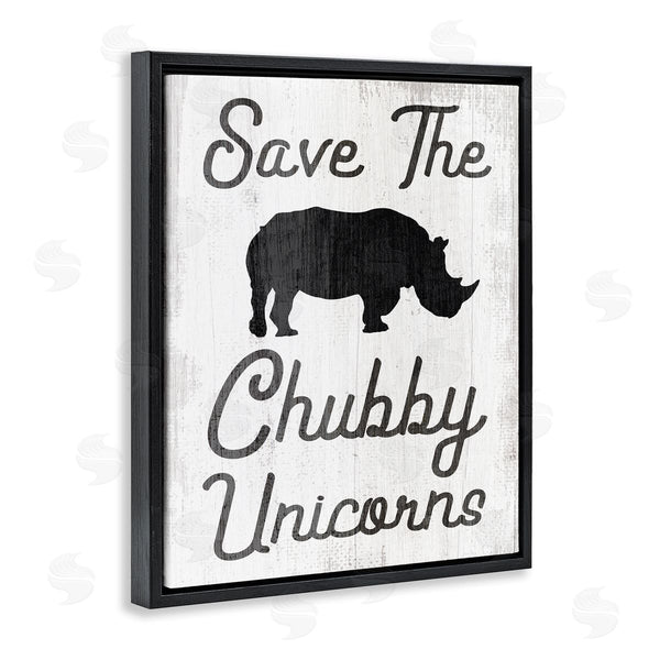 Stupell Industries Stupell Studio | Save The Chubby Unicorns