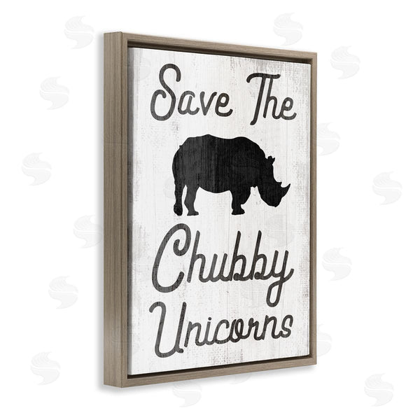 Stupell Industries Stupell Studio | Save The Chubby Unicorns