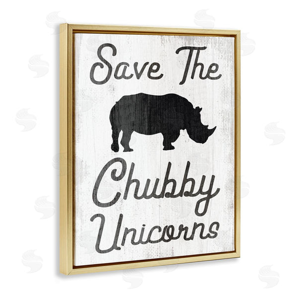 Stupell Industries Stupell Studio | Save The Chubby Unicorns