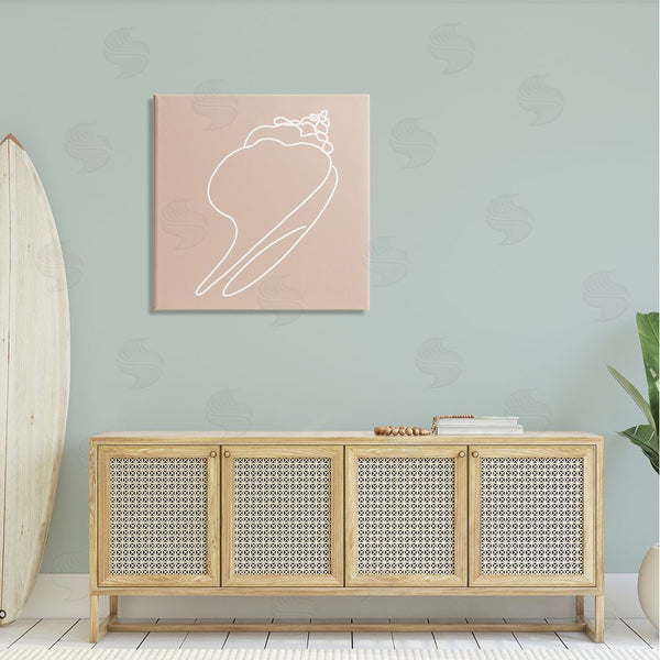Stupell Industries Stupell Studio | Sea Shell Beach Ocean Life Line Drawing Wall Art