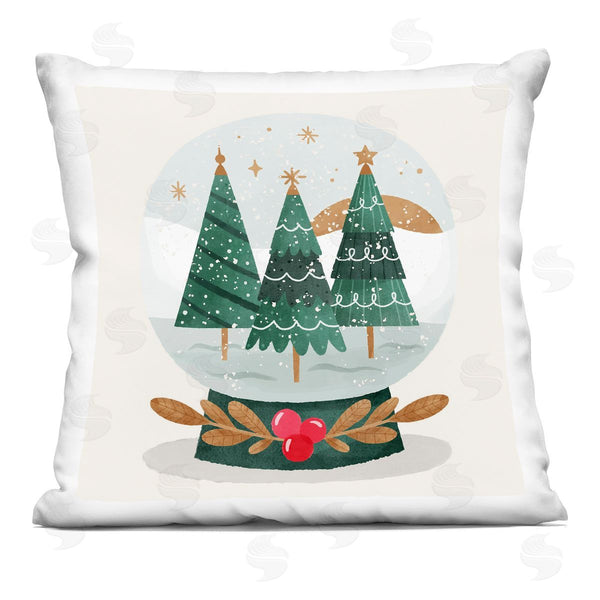 stupell industries Stupell Studio | Seasonal Wintery Snow Globe Printed Throw Pillow