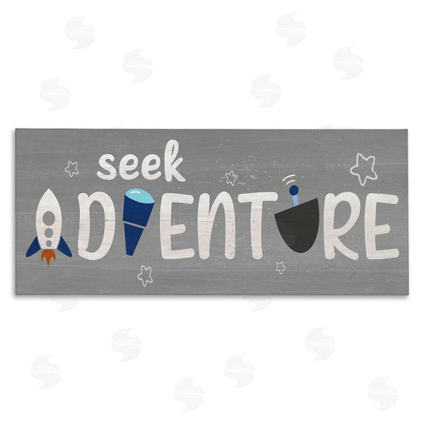 stupell industries Stupell Studio | Seek Adventure Imagination Sentiment Wall Art