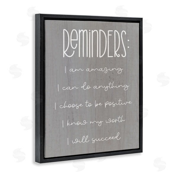 Stupell Industries Stupell Studio | Self Confidence Reminders Wall Art