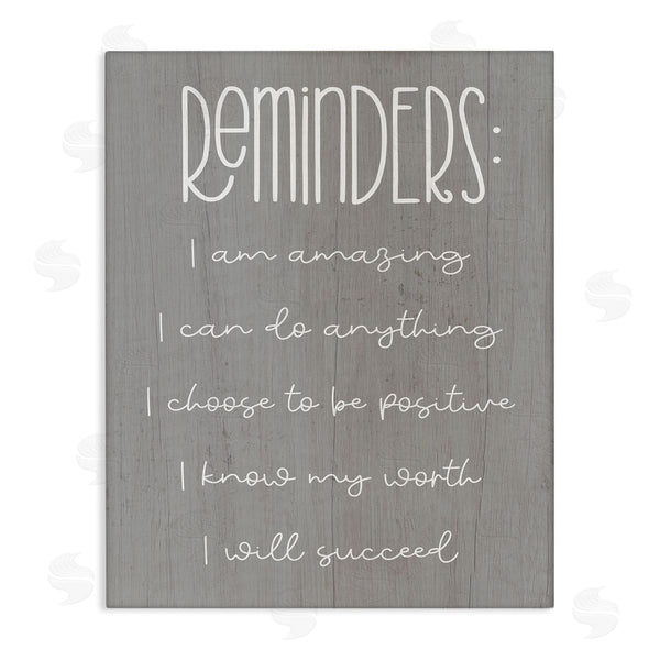 stupell industries Stupell Studio | Self Confidence Reminders Wall Art