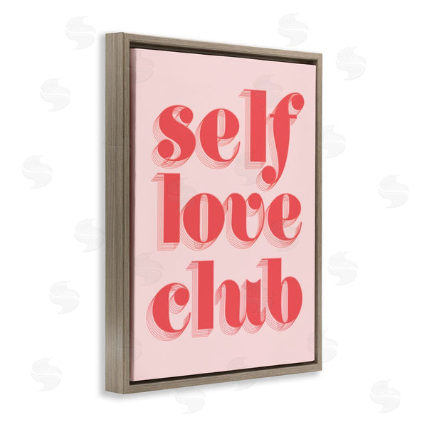 Stupell Industries Stupell Studio | Self Love Club Bold Pink