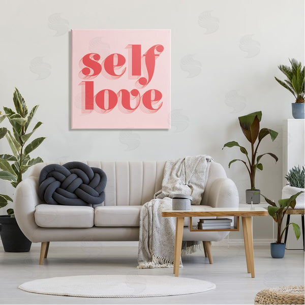 Stupell Industries Stupell Studio | Self Love Retro Phrase Wall Art