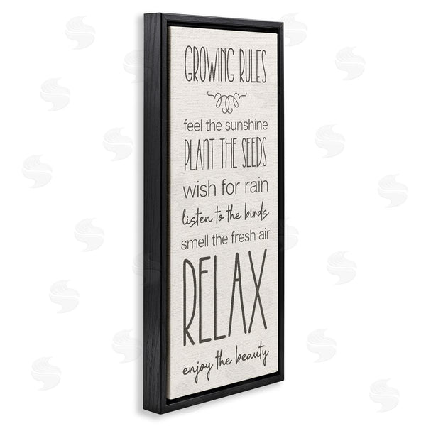 Stupell Industries Stupell Studio | Serene Gardening Rules Wall Art