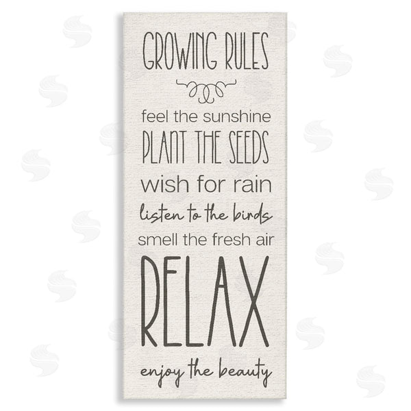 stupell industries Stupell Studio | Serene Gardening Rules Wall Art