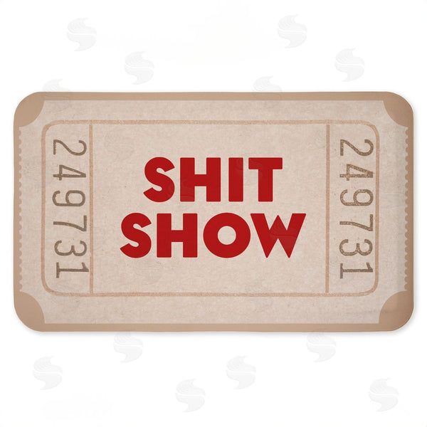 stupell industries Stupell Studio | Sh*t Show Ticket Neutrals Anti-Fatigue Mat