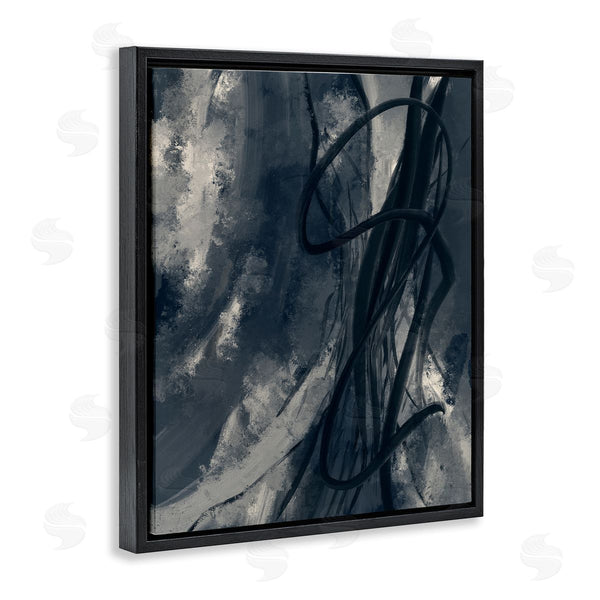 Stupell Industries Stupell Studio | Shades Of Blue Abstract Design
