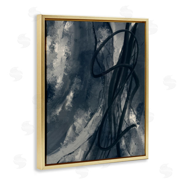 Stupell Industries Stupell Studio | Shades Of Blue Abstract Design