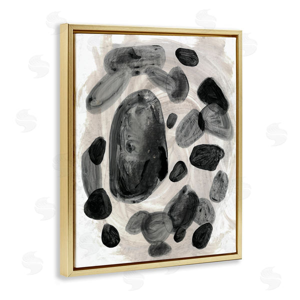 Stupell Industries Stupell Studio | Shades Of Grey Abstract Organic Shapes