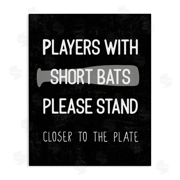 stupell industries Stupell Studio | Short Bats Closer to the Plate