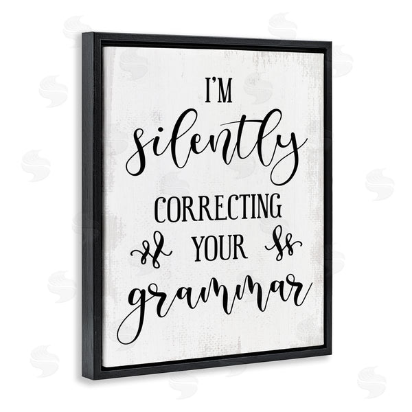 Stupell Industries Stupell Studio | Silently Correcting Your Grammar