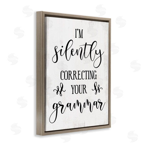 Stupell Industries Stupell Studio | Silently Correcting Your Grammar