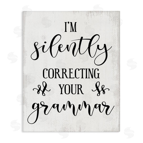 stupell industries Stupell Studio | Silently Correcting Your Grammar
