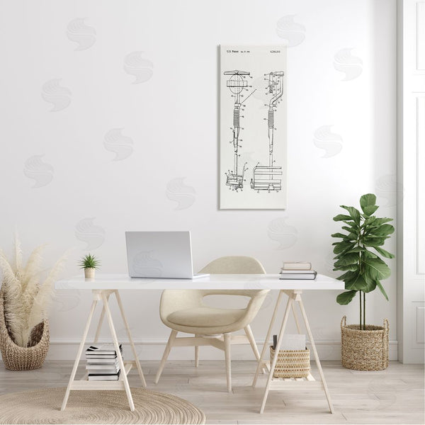 Stupell Industries Stupell Studio | Ski Lift Patent Blueprint Wall Art