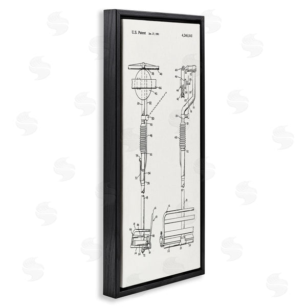 Stupell Industries Stupell Studio | Ski Lift Patent Blueprint Wall Art