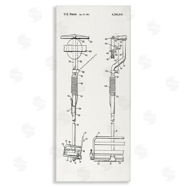 stupell industries Stupell Studio | Ski Lift Patent Blueprint Wall Art