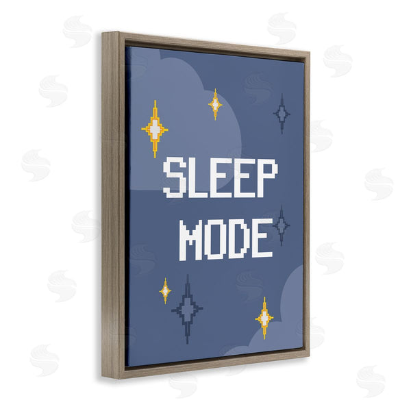 Stupell Industries Stupell Studio | Sleep Mode Pixel Stars Wall Art