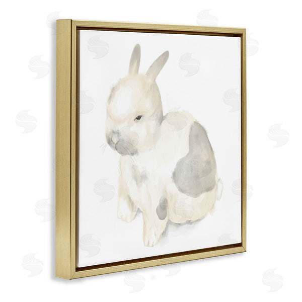 Stupell Industries Stupell Studio | Sleepy Bunny Illustration Nursery Style Animal Wall Art
