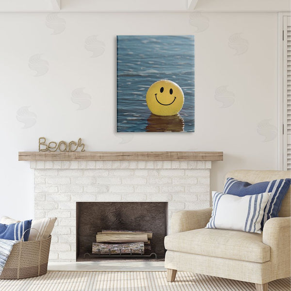 Stupell Industries Stupell Studio | Smiley Beach Ball Wall Art
