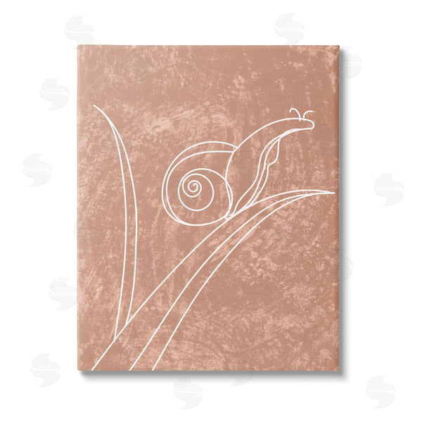 stupell industries Stupell Studio | Snail on Leaf Doodle Wall Art