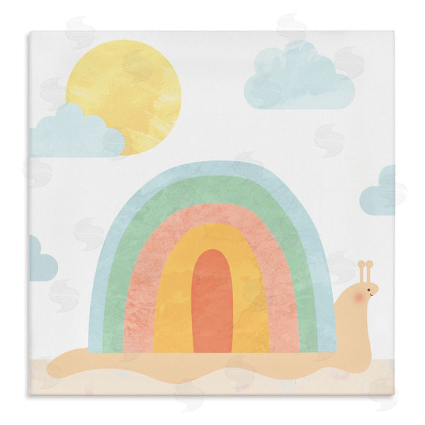 stupell industries Stupell Studio | Snail Striped Rainbow Shell Wall Art