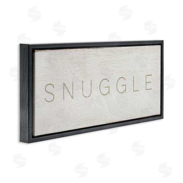 Stupell Industries Stupell Studio | Snuggle Text Minimal Distressed Paint