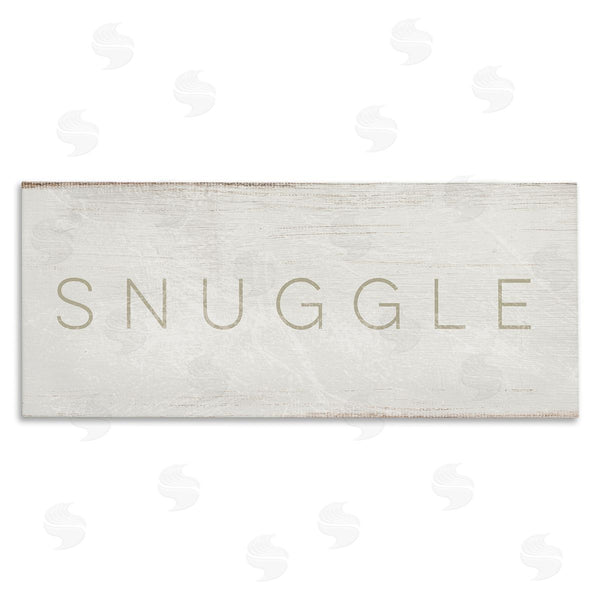 stupell industries Stupell Studio | Snuggle Text Minimal Distressed Paint