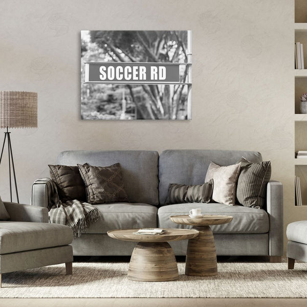 Stupell Industries Stupell Studio | Soccer Road Sign Wall Art