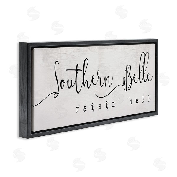 Stupell Industries Stupell Studio | Southern Belle Raisin' Hell Phrase Charming Humor