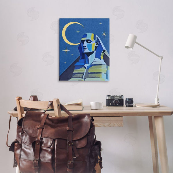 Stupell Industries Stupell Studio | Sphinx With Moon Wall Art