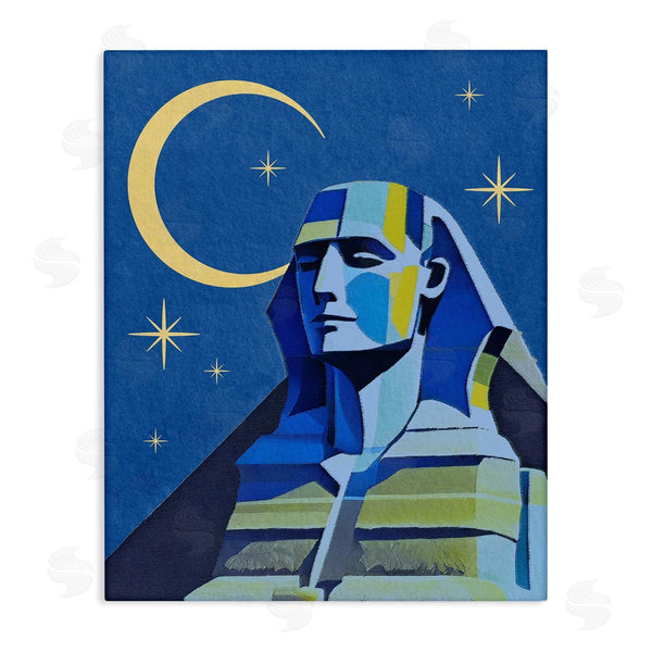 stupell industries Stupell Studio | Sphinx with Moon Wall Art