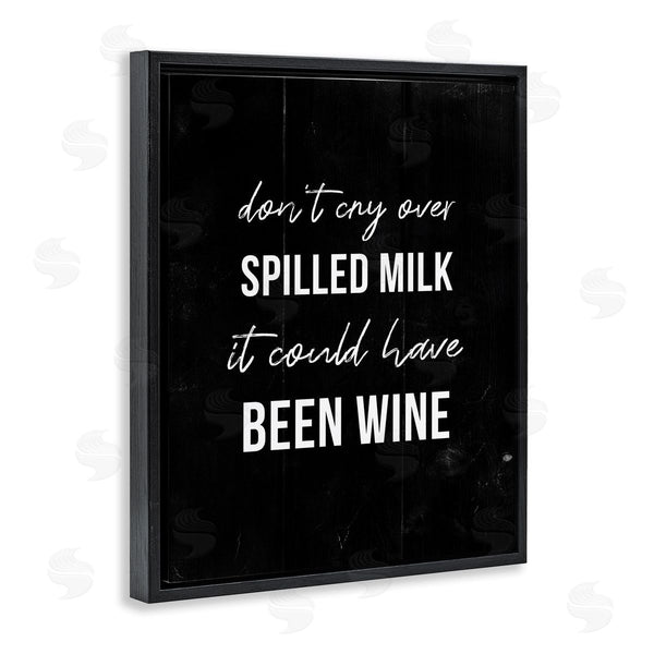 Stupell Industries Stupell Studio | Spilled Milk Or Wine Humor