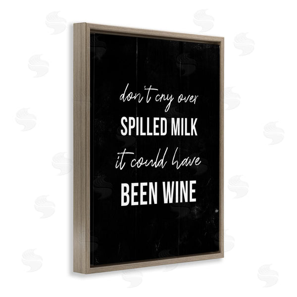 Stupell Industries Stupell Studio | Spilled Milk Or Wine Humor