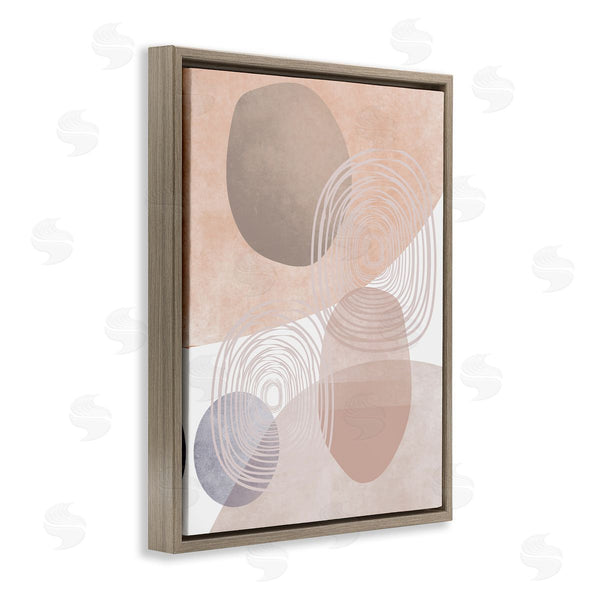Stupell Industries Stupell Studio | Spiraled Pastel Round Shapes Wall Art