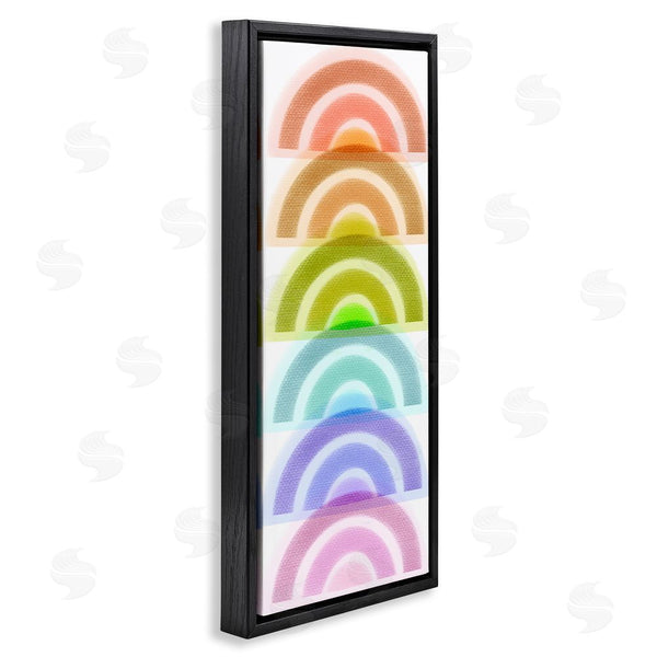 Stupell Industries Stupell Studio | Stack Of Rainbows Kids Bold Playful Arches Wall Art