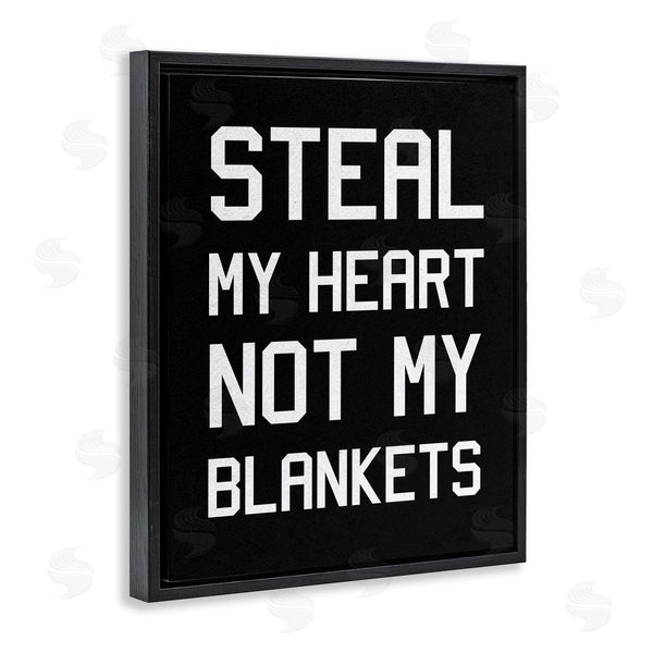 Stupell Industries Stupell Studio | Steal My Heart Not Blankets Wall Art