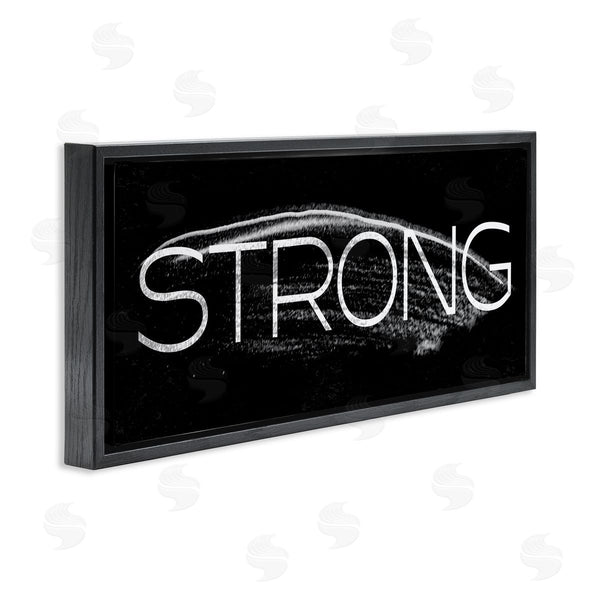 Stupell Industries Stupell Studio | Strong Phrase Bold Paint Stroke