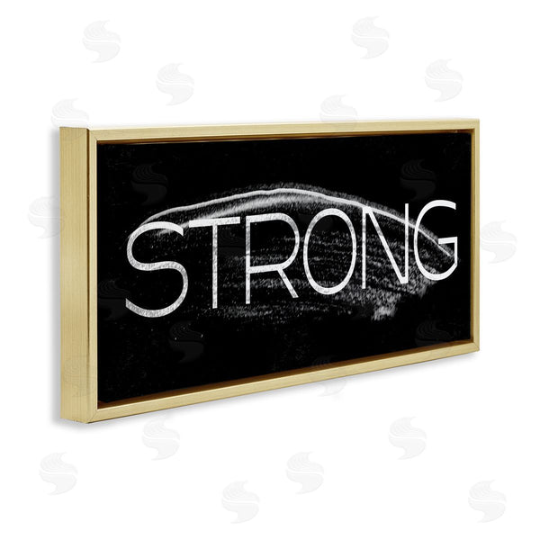 Stupell Industries Stupell Studio | Strong Phrase Bold Paint Stroke