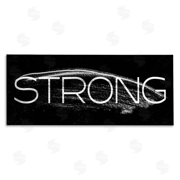 stupell industries Stupell Studio | Strong Phrase Bold Paint Stroke