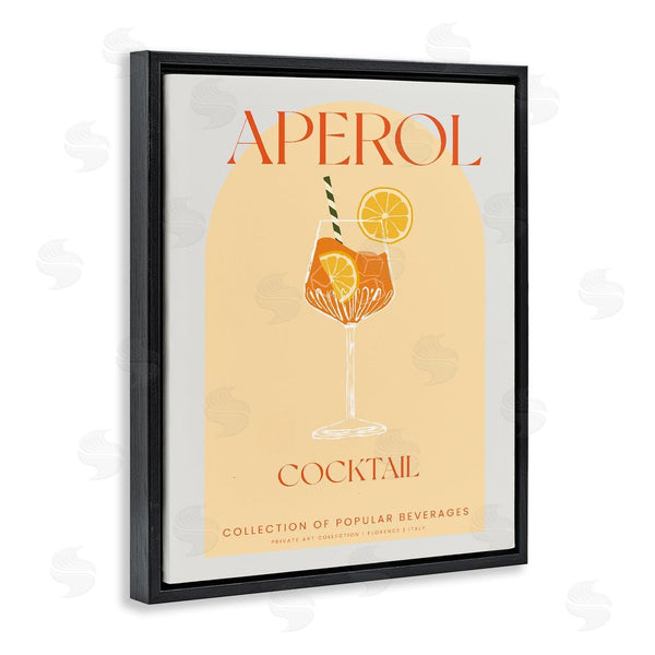 Stupell Industries Stupell Studio | Stylish Retro Aperol Cocktail Wall Art