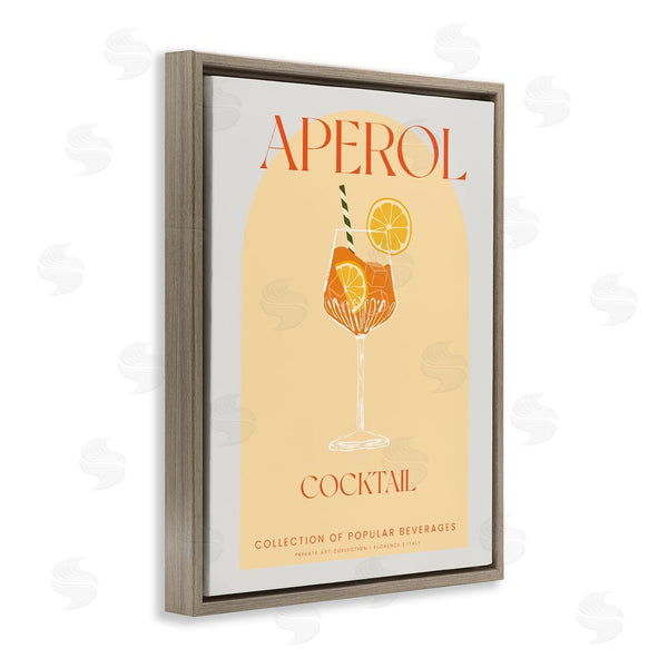Stupell Industries Stupell Studio | Stylish Retro Aperol Cocktail Wall Art